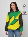 Женское худи / JDM GREEN YELLOW LOGO