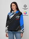 Женское худи / TOYOTA SPORT / ЛИНИИ / LINES