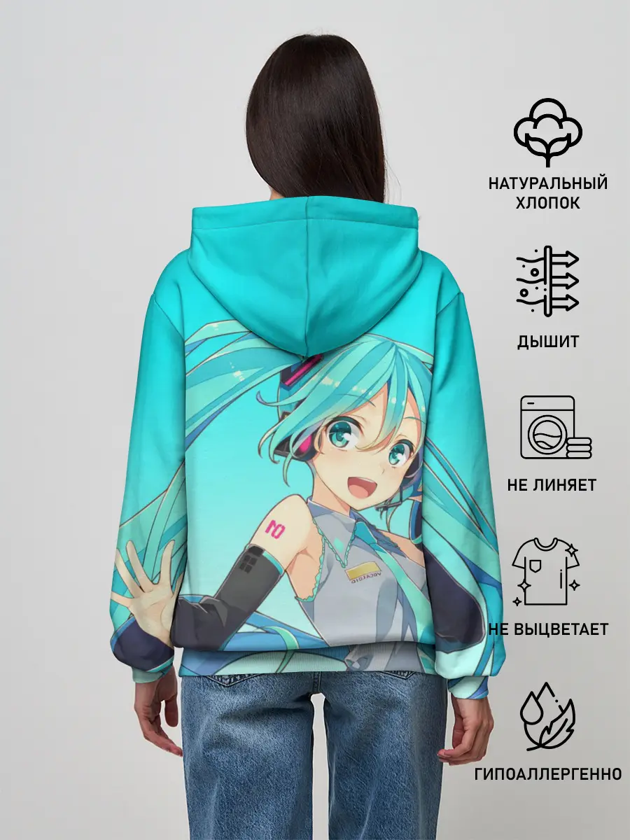 Женское худи / Hatsune Miku / Мику Хацунэ