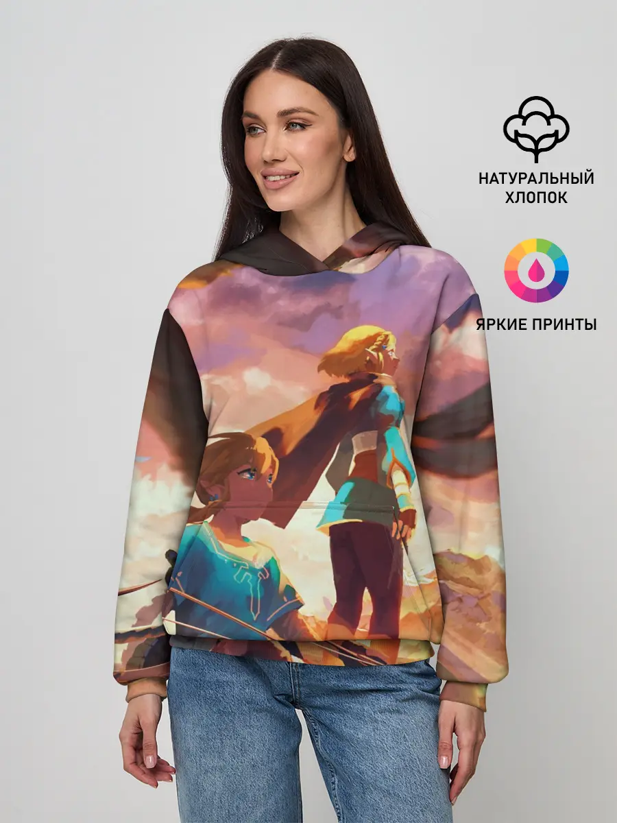 Женское худи / Legend of Zelda | Легенда о Зельде