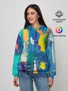Женское худи / Краской по ткани