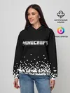 Женское худи / Minecraft | Майнкрафт | логотип