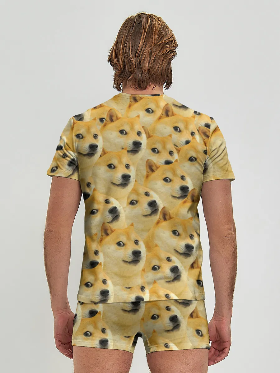 Мужские трусы с футболкой / Doge