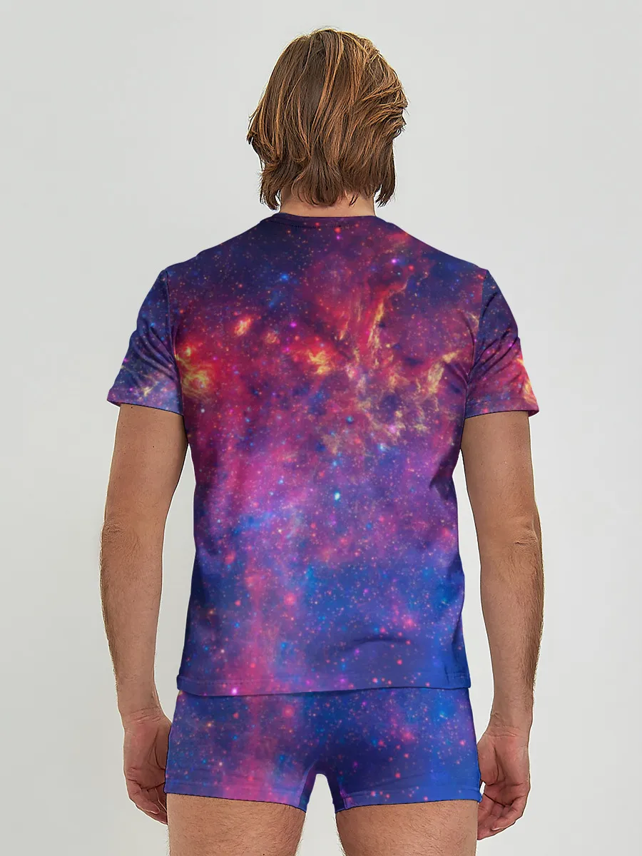 Мужские трусы с футболкой / Космос