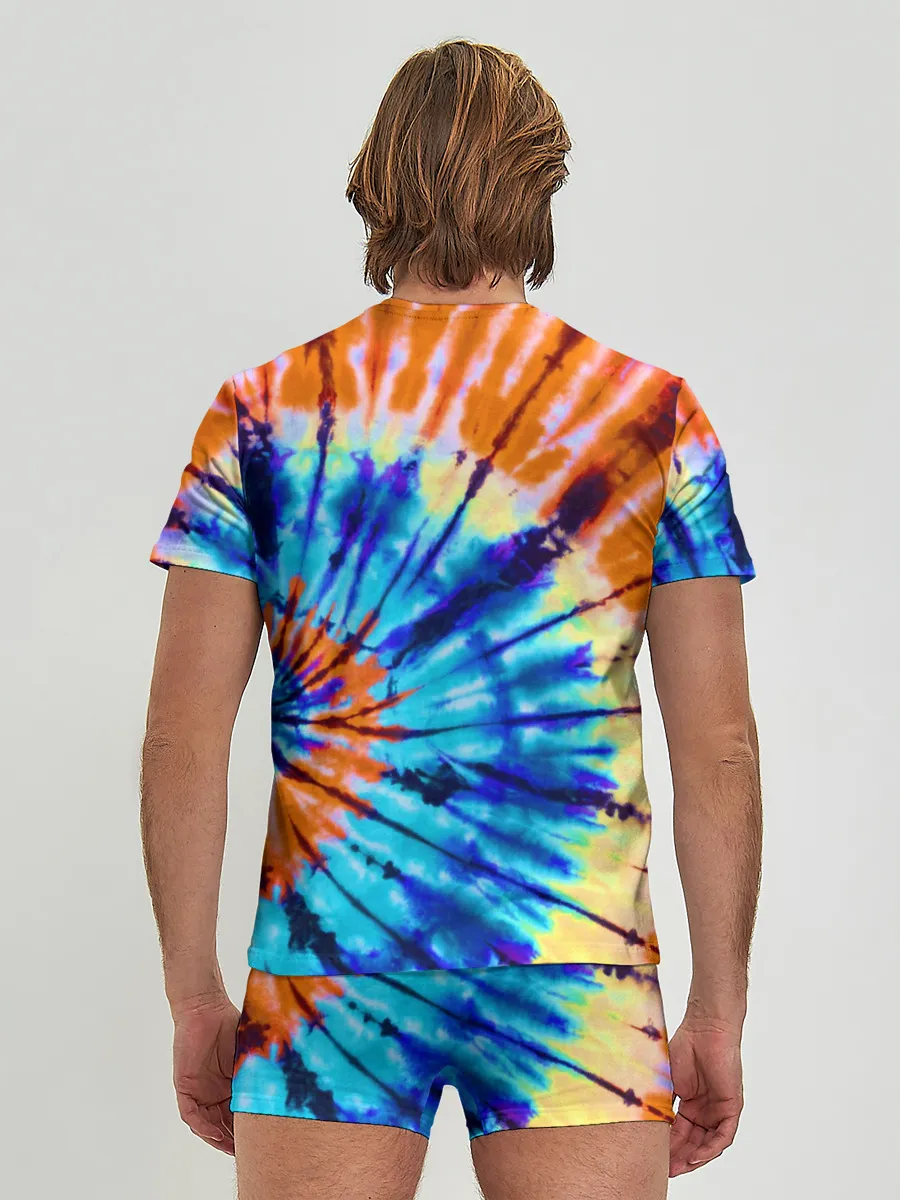 Мужские трусы с футболкой / Tie dye