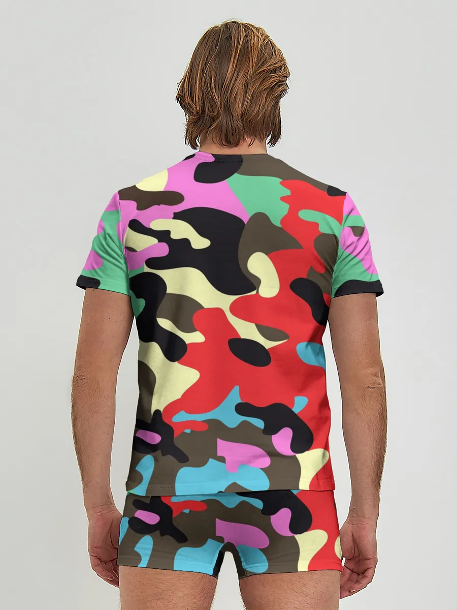 Мужские трусы с футболкой / Камуфляж