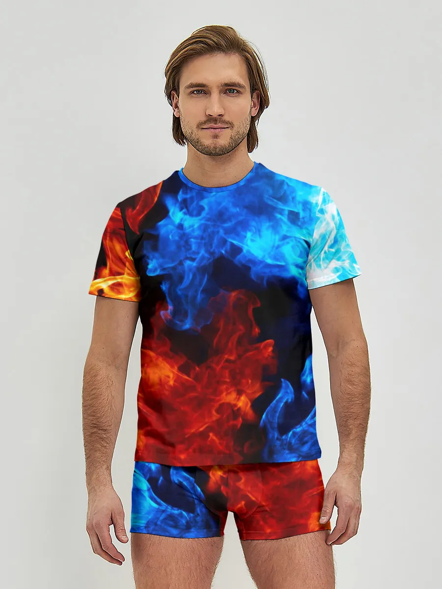 Мужские трусы с футболкой / Битва огней