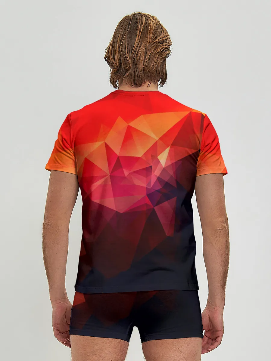 Мужские трусы с футболкой / Абстракция