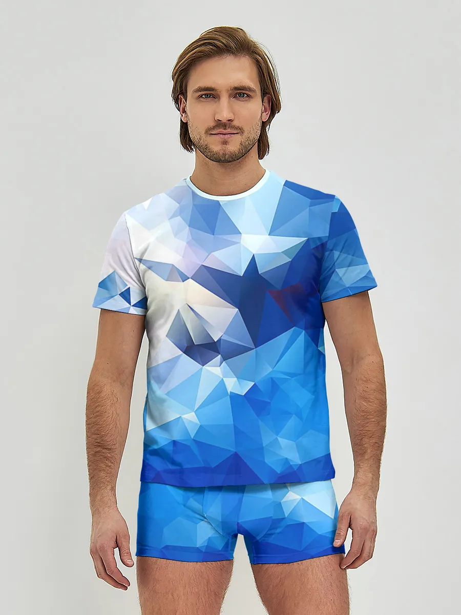 Мужские трусы с футболкой / Абстракция