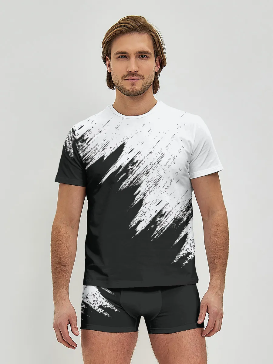 Мужские трусы с футболкой / Краска и ничего лишнего!