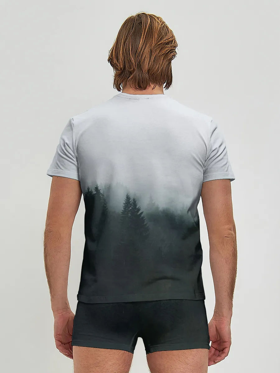 Мужские трусы с футболкой / Лес