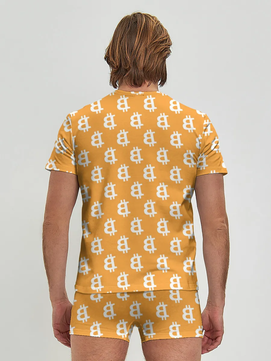 Мужские трусы с футболкой / Bitcoin