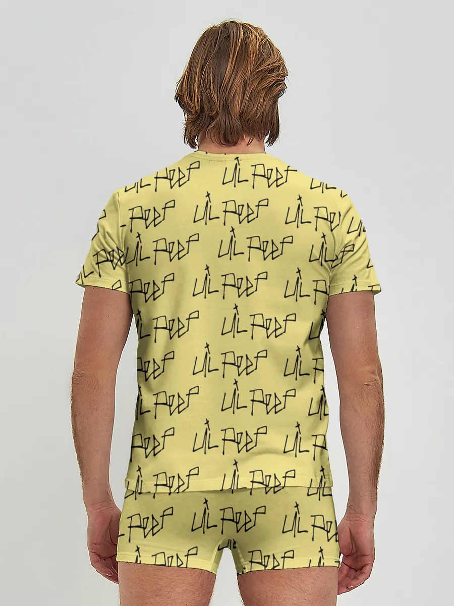 Мужские трусы с футболкой / LiL PEEP Pattern