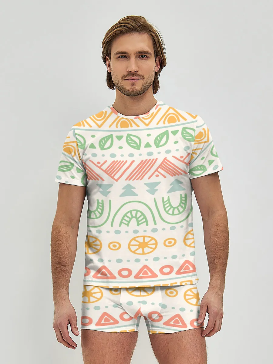 Мужские трусы с футболкой / Africa