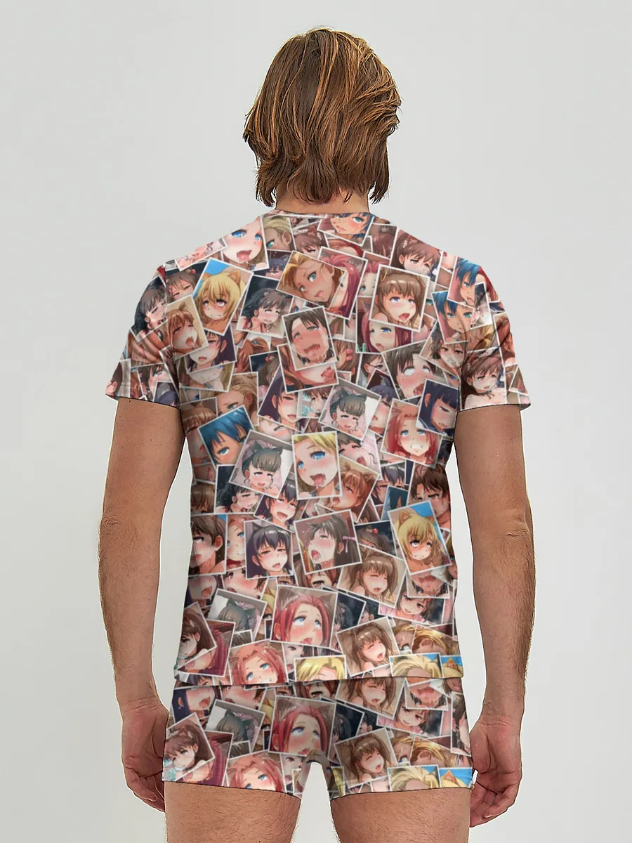 Мужские трусы с футболкой / Ahegao faces fhoto