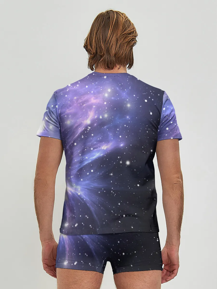 Мужские трусы с футболкой / Сияние звёзд