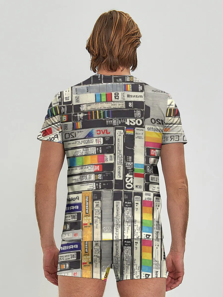 Мужские трусы с футболкой / VHS-кассеты