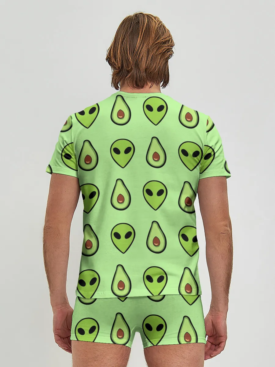 Мужские трусы с футболкой / Green