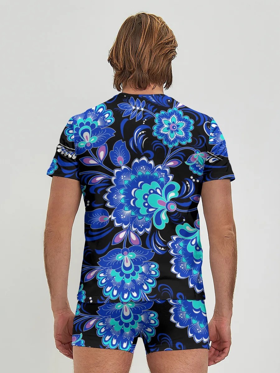 Мужские трусы с футболкой / Хохлома