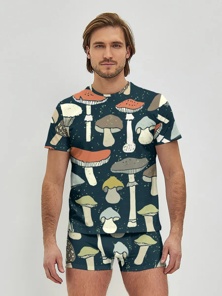 Мужские трусы с футболкой / Загадочный лес