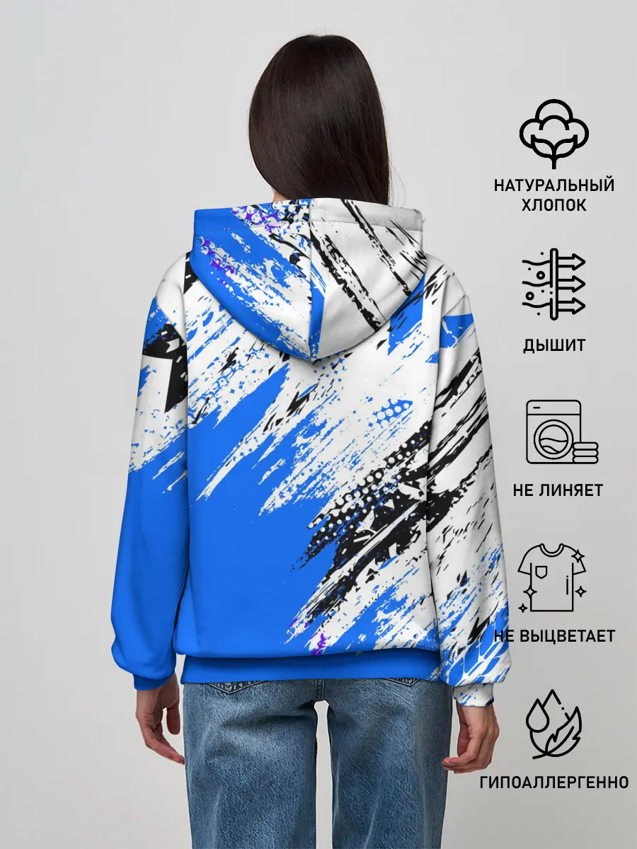 Женское худи / BAJAJ / БАДЖАДЖ / МОТОСПОРТ