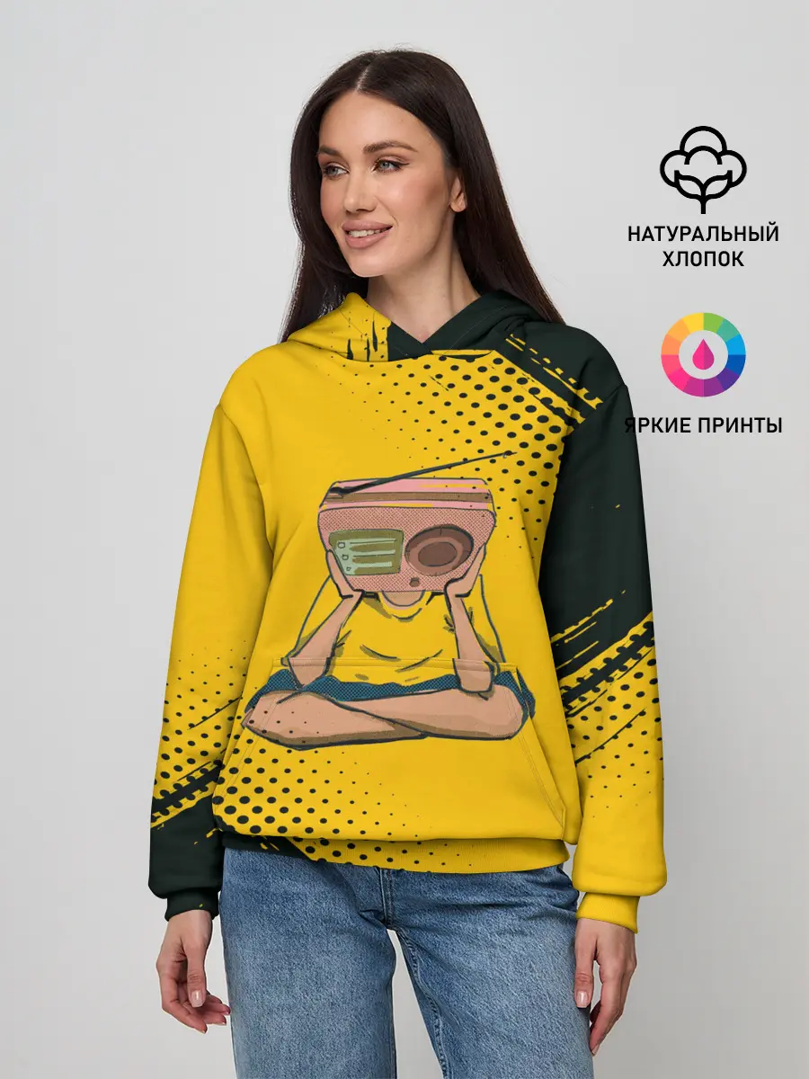 Женское худи / Radiohead | Радиохед | Лого