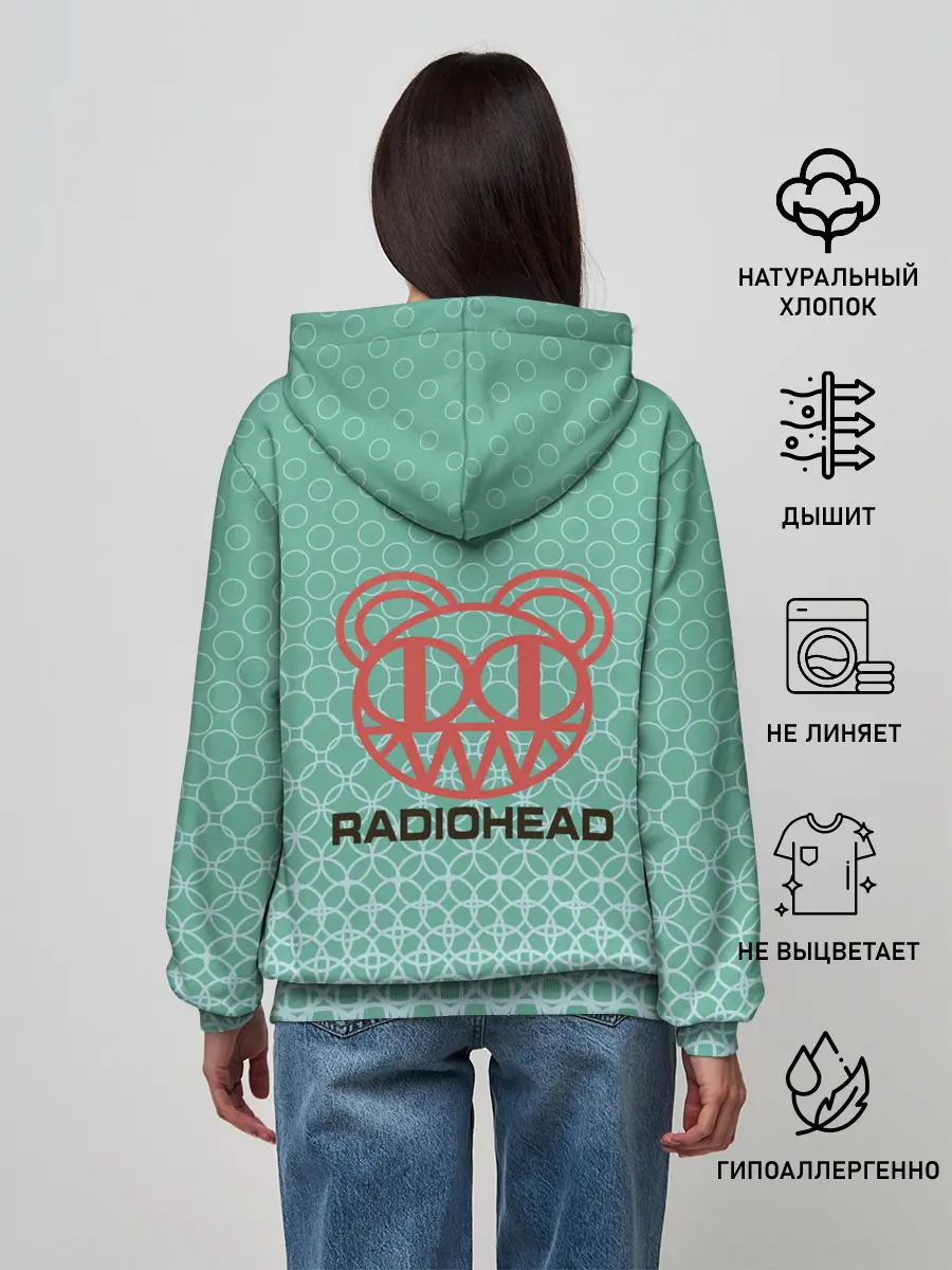 Женское худи / Radiohead | Радиохед | Logo