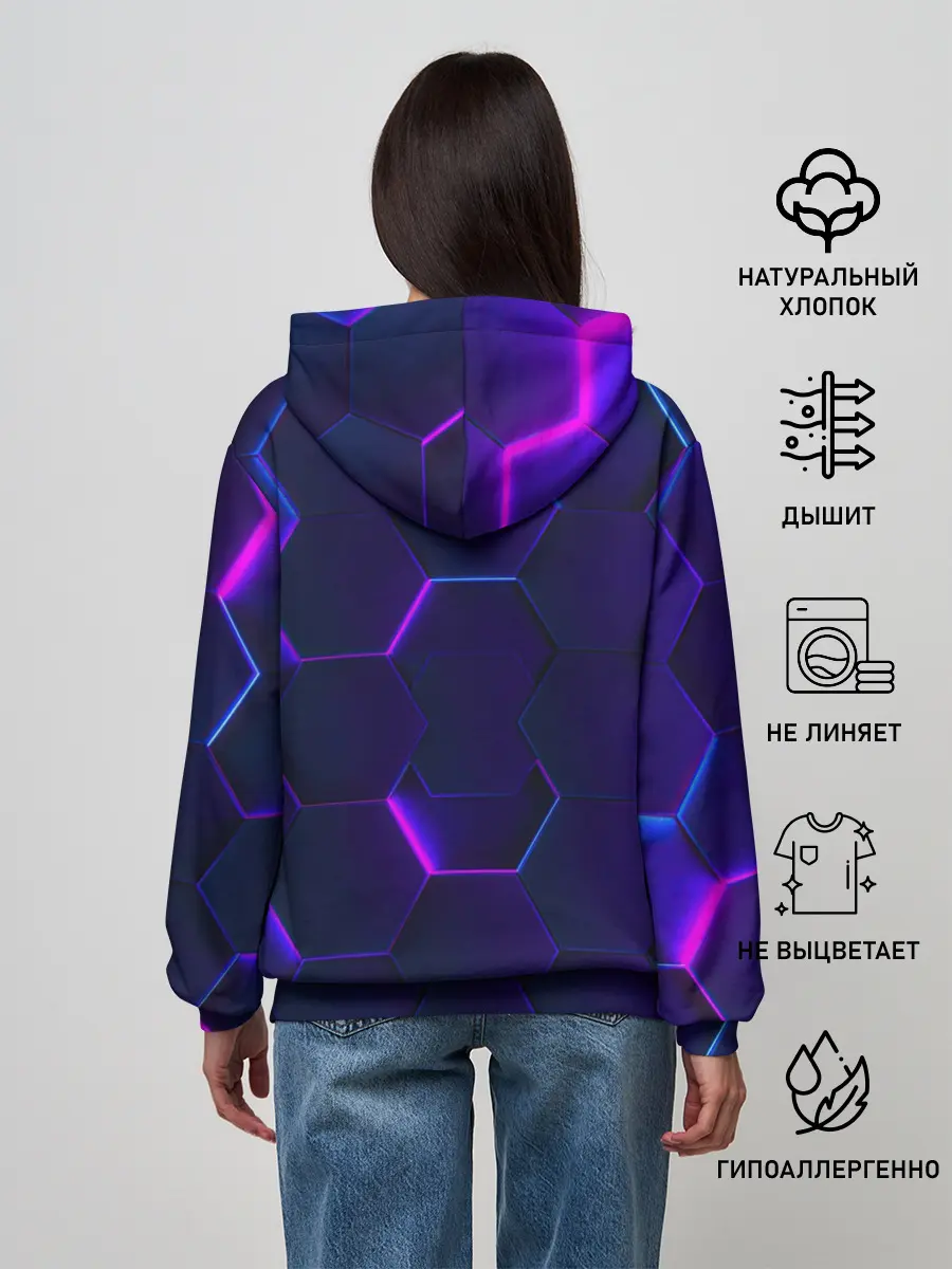 Женское худи / НЕОНОВАЯ БРОНЯ