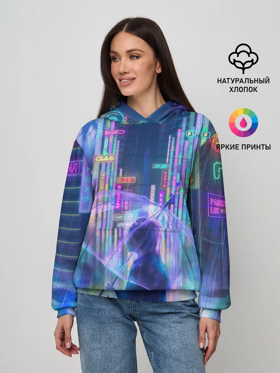 Женское худи / ANIME NEON
