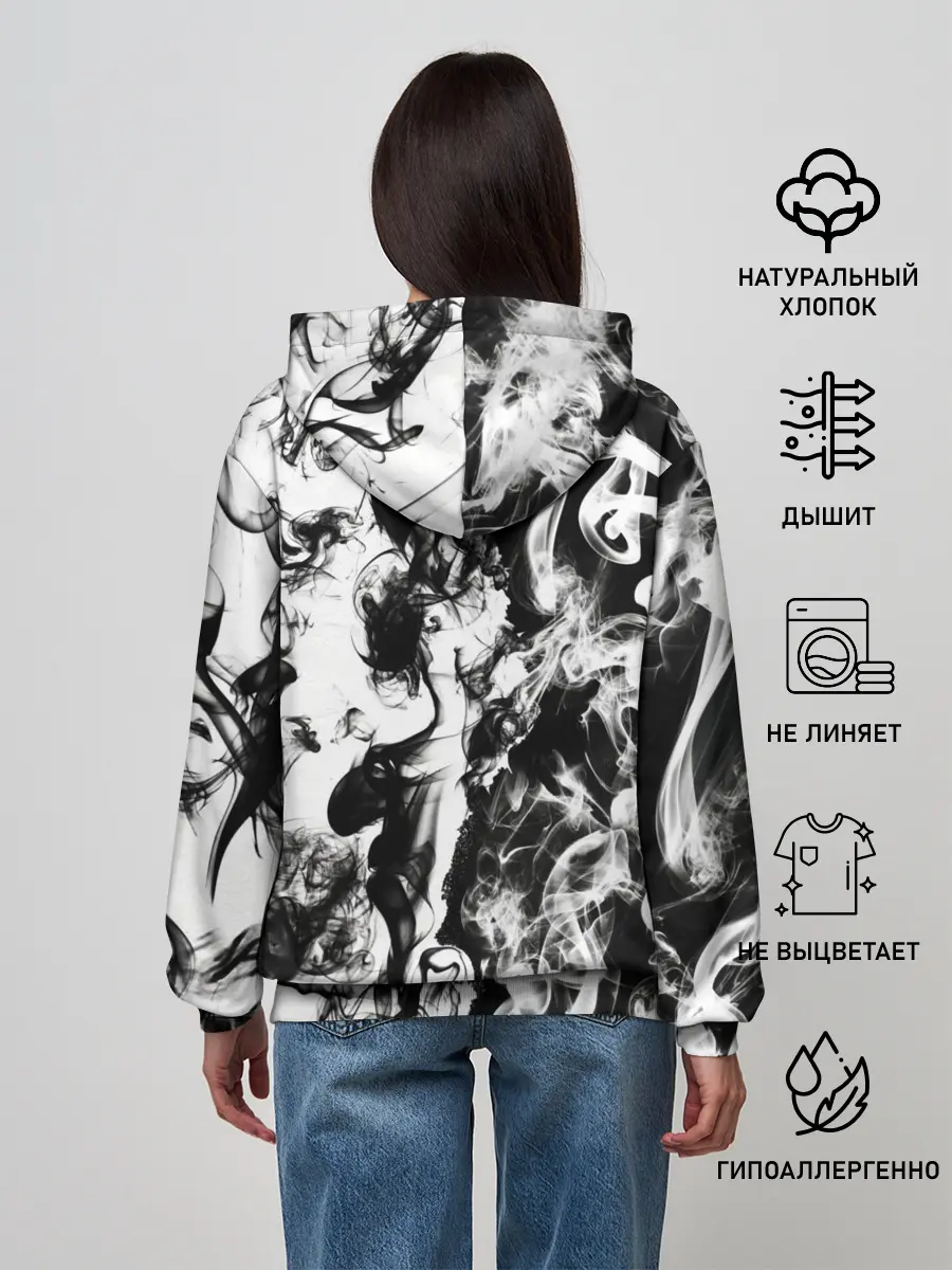 Женское худи / Dead water 3D. Мертвая вода 3Д