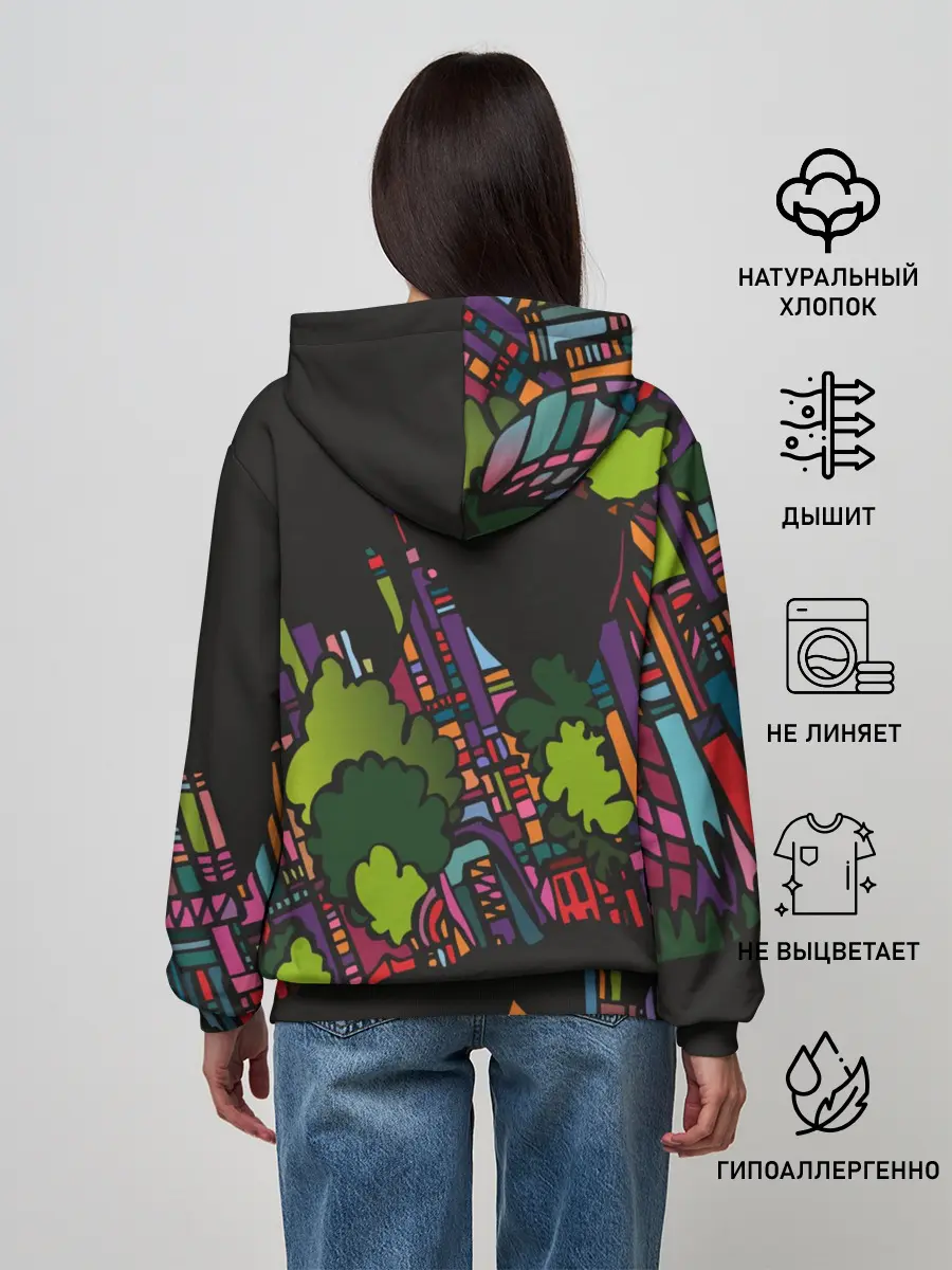 Женское худи / Ночные огни