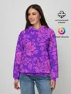 Женское худи / ФИОЛЕТОВАЯ ХОХЛОМА