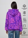Женское худи / ФИОЛЕТОВАЯ ХОХЛОМА