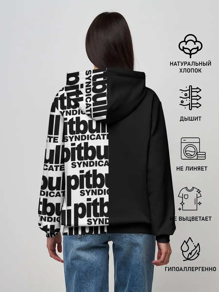 Женское худи / PITBULL SYNDICATE / ПИТБУДЬ
