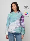 Женское худи / Цветная морская пена