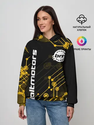 Женское худи / BALTMOTORS / ТЕХНО