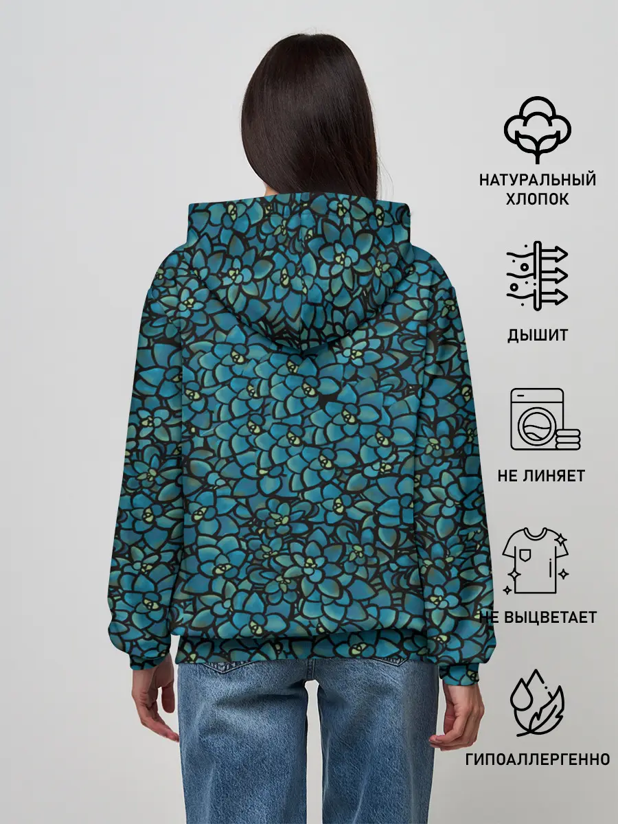 Женское худи / Цветы | 2