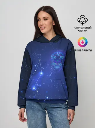 Женское худи / Знак зодиака - Лев