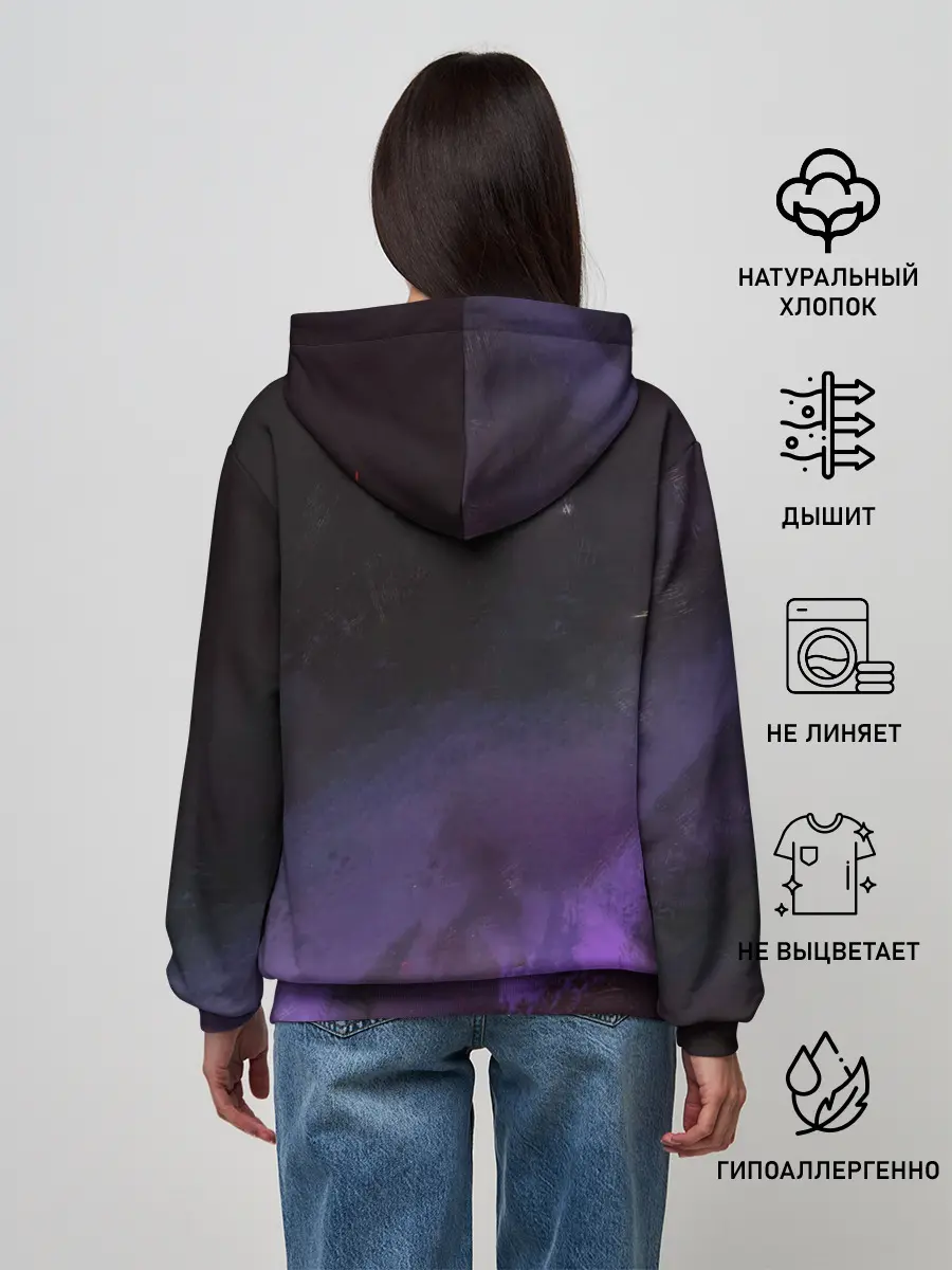 Женское худи / Дио Брандо Космический из ДЖО джо