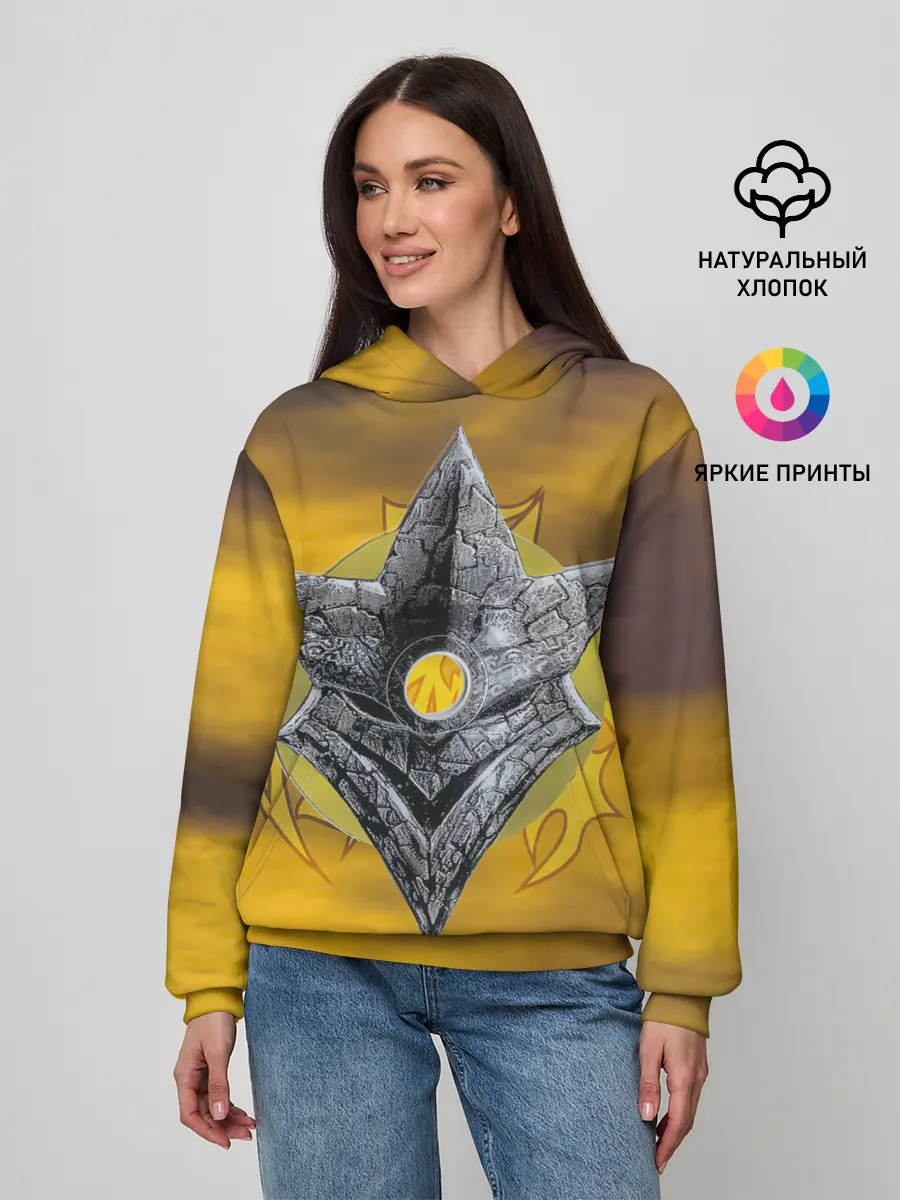 Женское худи / Black-Ash Inheritance - In Flames