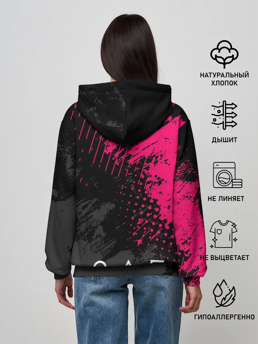 Женское худи / Игра в кальмара | Логотип из интро