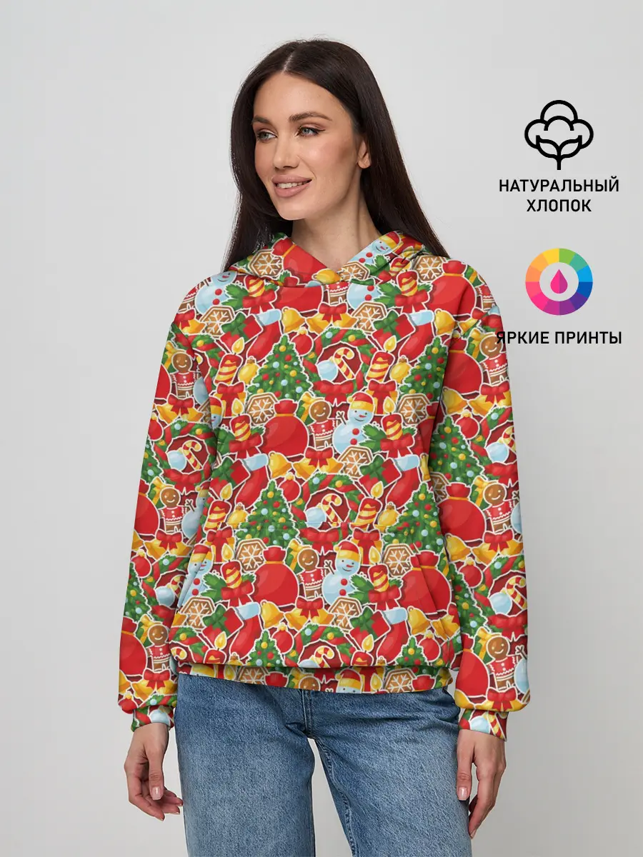 Женское худи / Merry Christmas