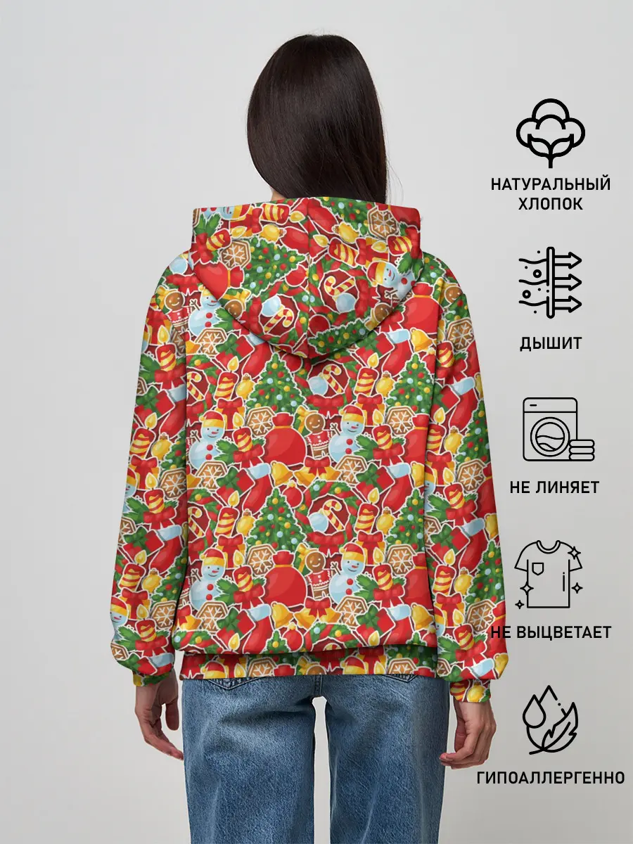 Женское худи / Merry Christmas