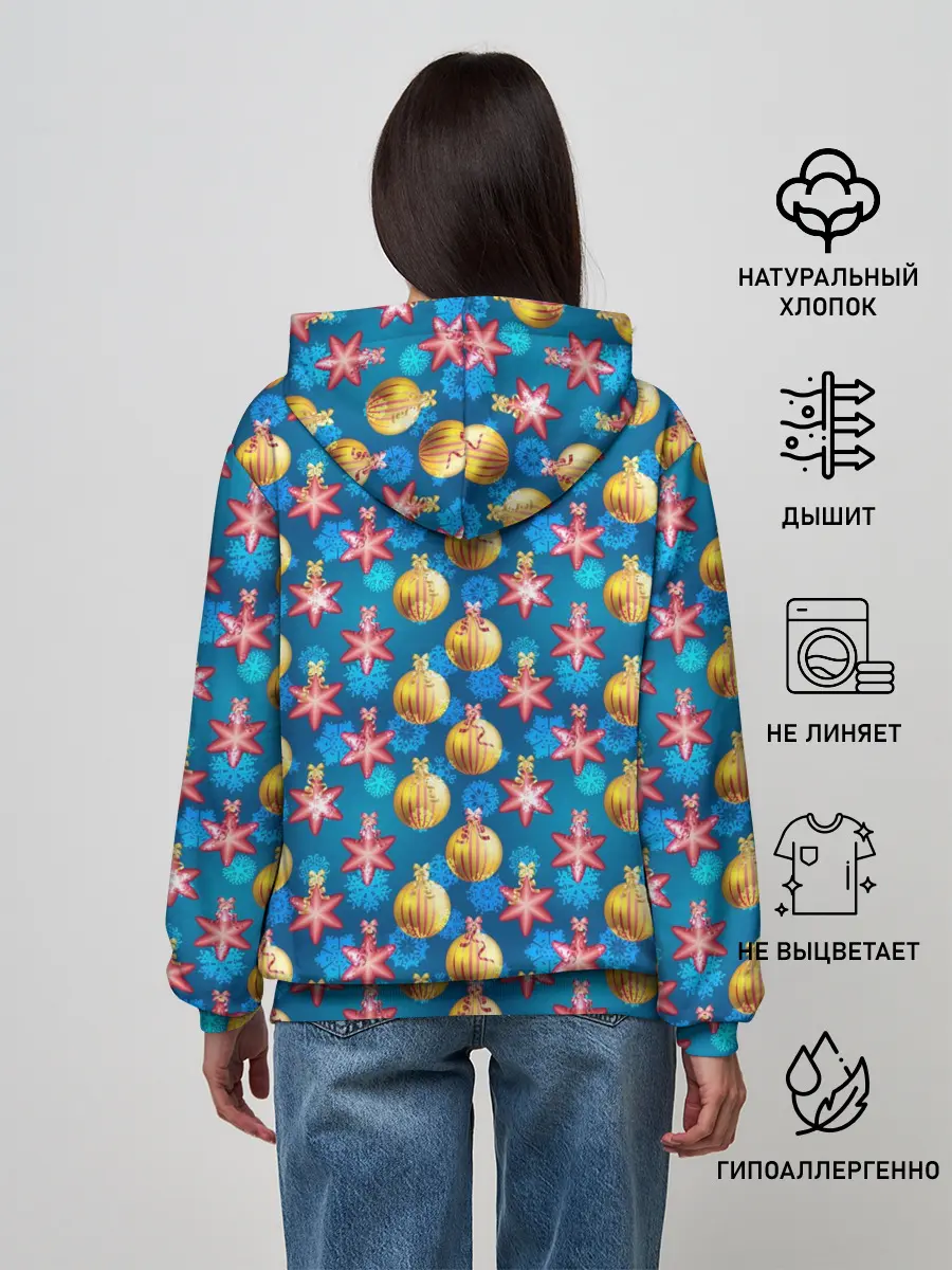 Женское худи / Новогодние Украшения