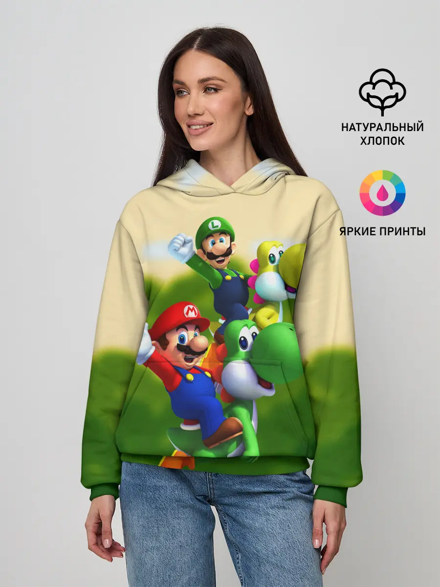 Женское худи / 3DMario