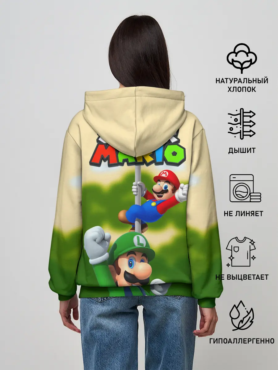 Женское худи / 3DMario