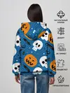 Женское худи / ЧЕРЕПА И ТЫКВЫ | HALLOWEEN