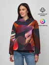 Женское худи / Абстрактные ленты