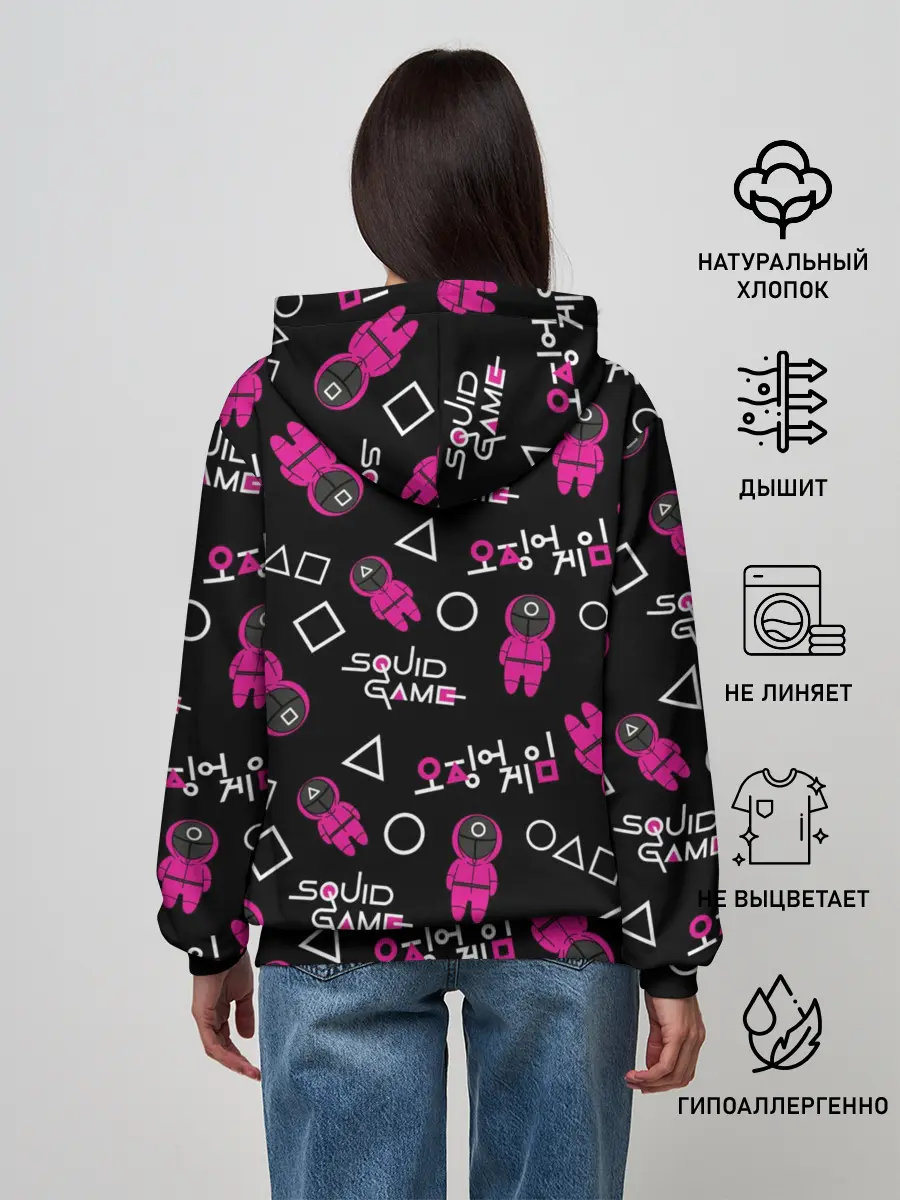 Женское худи / Игра в кальмара