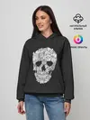 Женское худи / Череп из котов